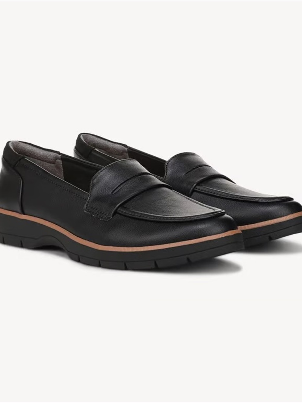 DR. SCHOLL’S Nice Day Loafer Slip In Shoes Black  Size 8 NEW